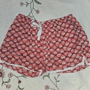 SIGNALS LADIES MED COTTON LACE TRIMMED SLEEP SHORTS